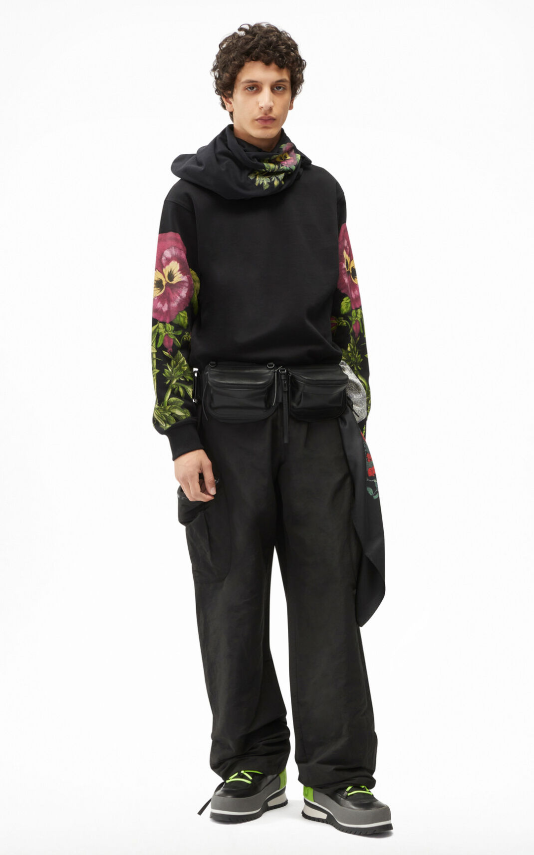 Kenzo Pansy クラシック graphic スウェット メンズ 黒 - AMJROG057